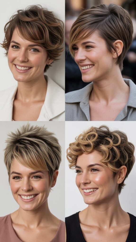 . Pixie with Choppy Fringe