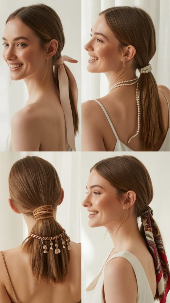  Sleek Top with Curly Bottom Half