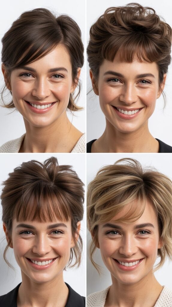  Creating Volume at the Roots While Maintaining Wispy Bangs