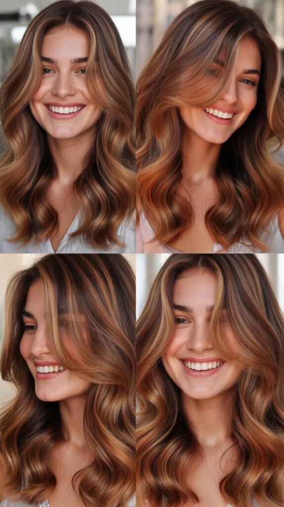  Caramel Highlights on Textured Hair