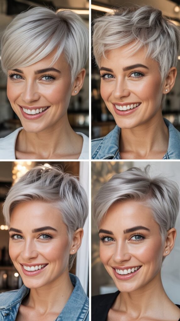  Silver Gray Pixie