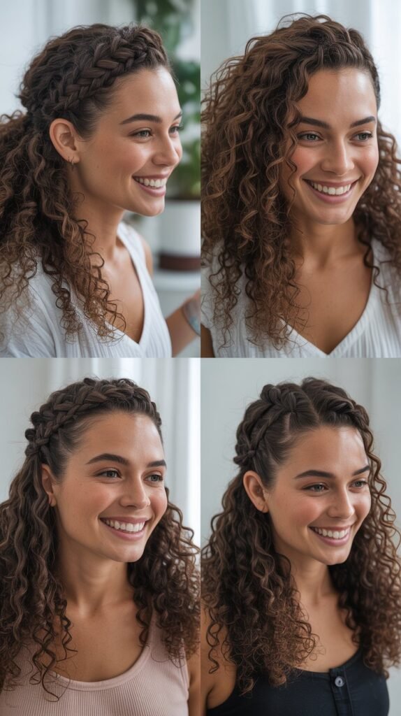 Curly Pulled-Through Braid