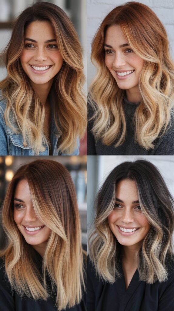 Ombre Effect with Blonde Ends