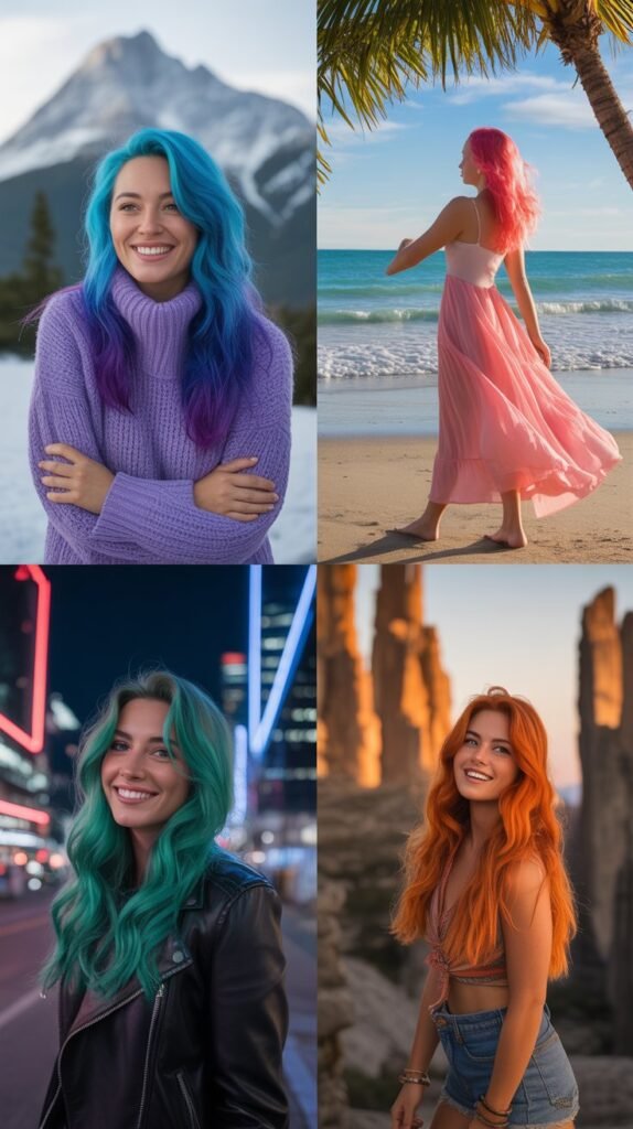 Traveling With Colored Hair