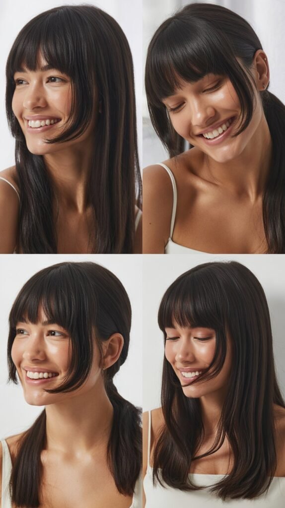 Styling Products for Long Bangs