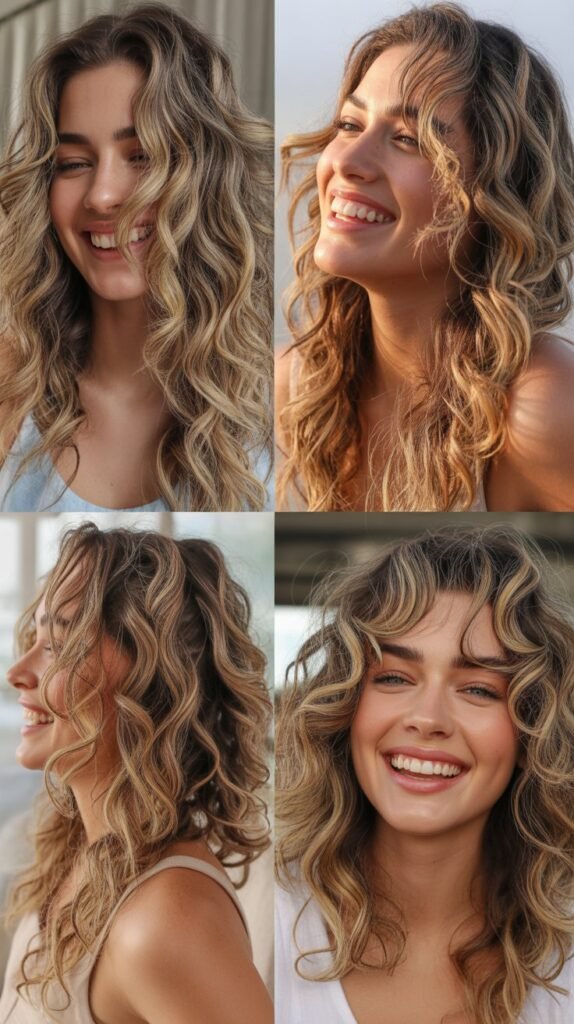 Mocha Swirl Curly Updo