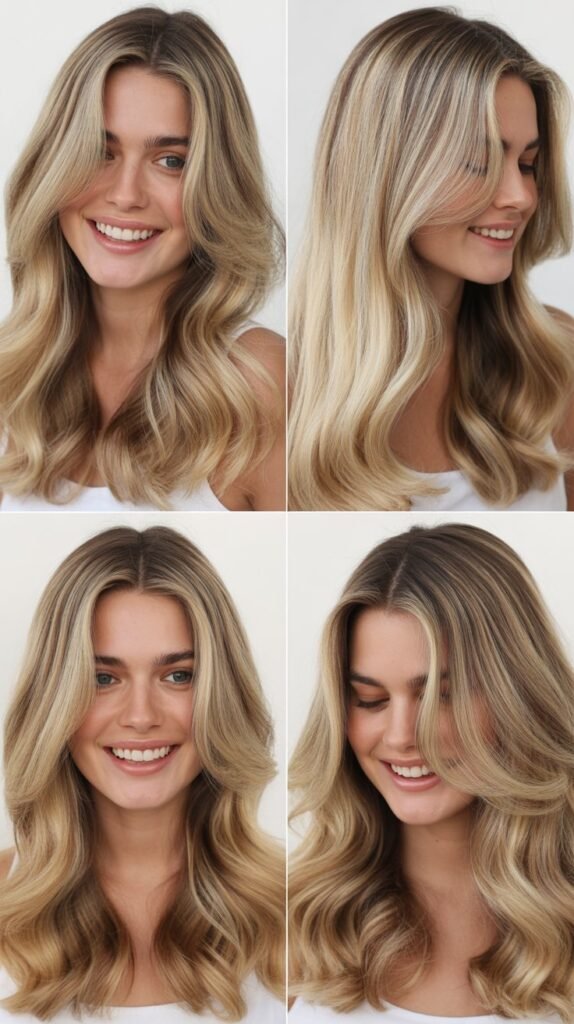 Platinum Blonde Balayage for Bold Statements