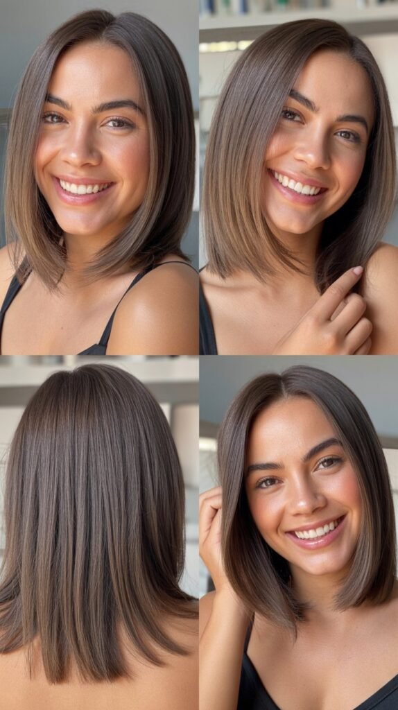 Textured Blunt Cut With Razored Ends