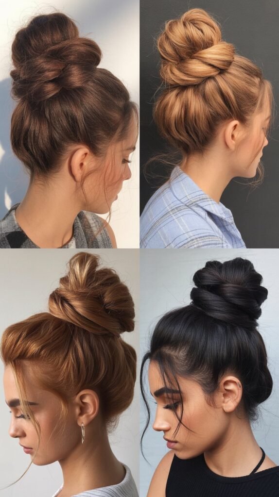 Stacked Twisted Buns