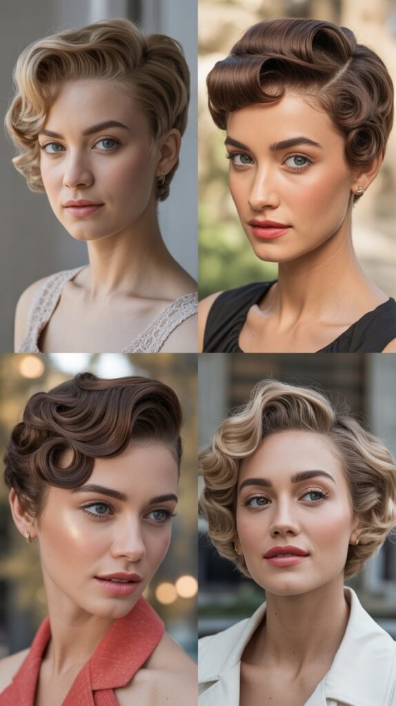  Pin-Curl Vintage Pixie