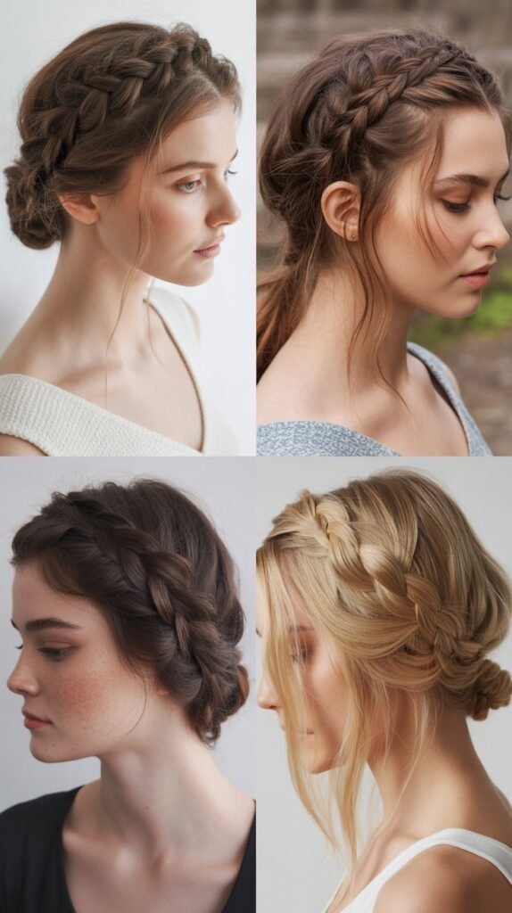  Braided Crown Updo