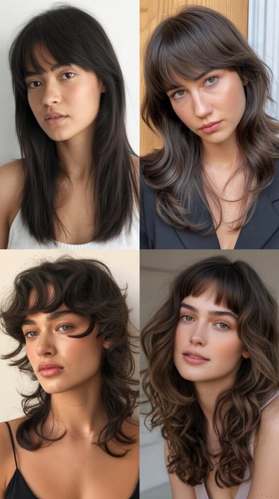 Wispy Micro Bangs With Long Flowing Layers