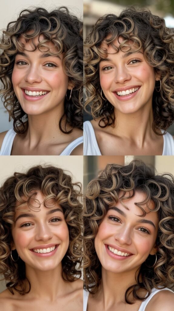 Curly Crown Layers