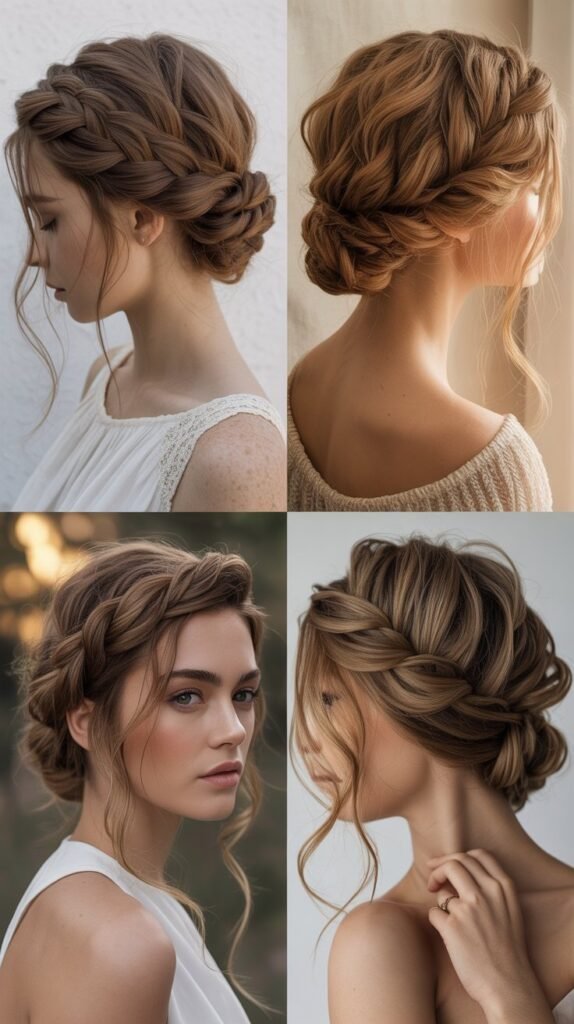 Grecian Goddess Twisted Updo