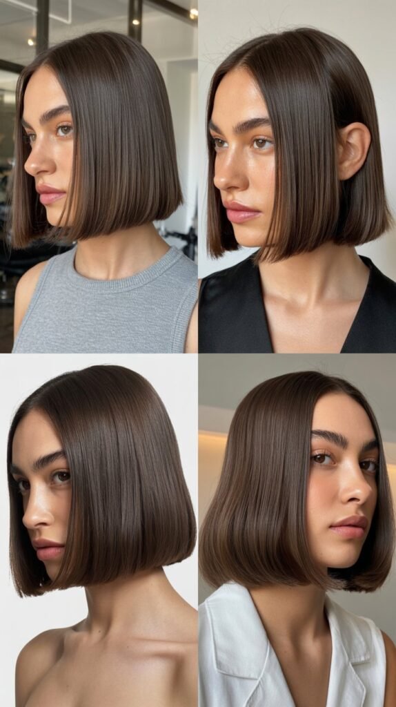 Blunt Cut with Blow-Dry Cream