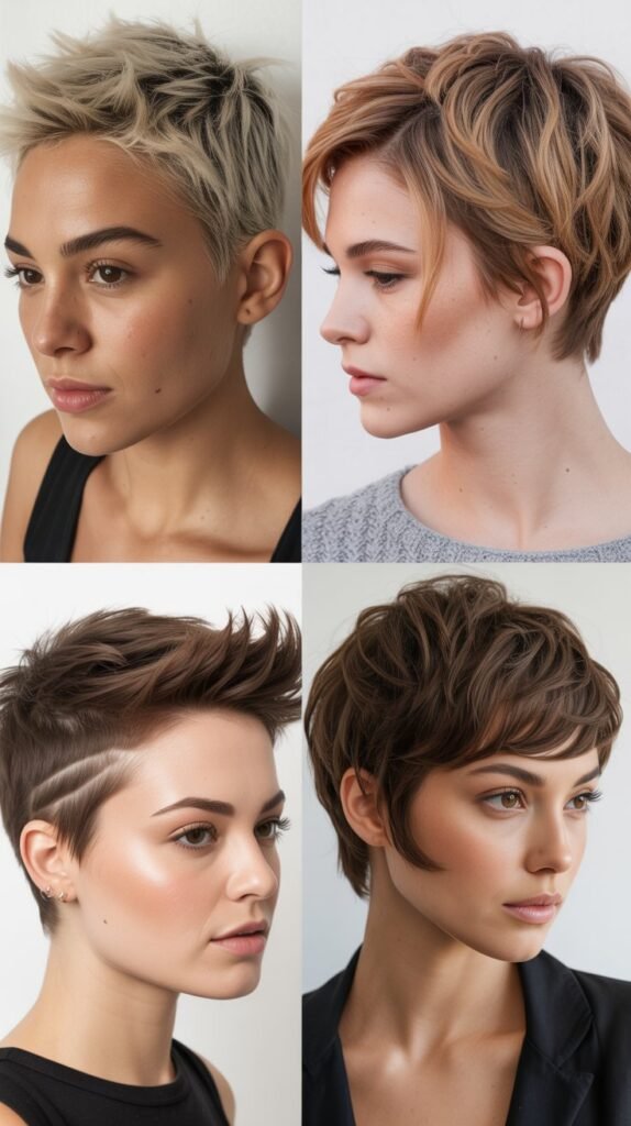 Pixie with Faux Hawk Styling