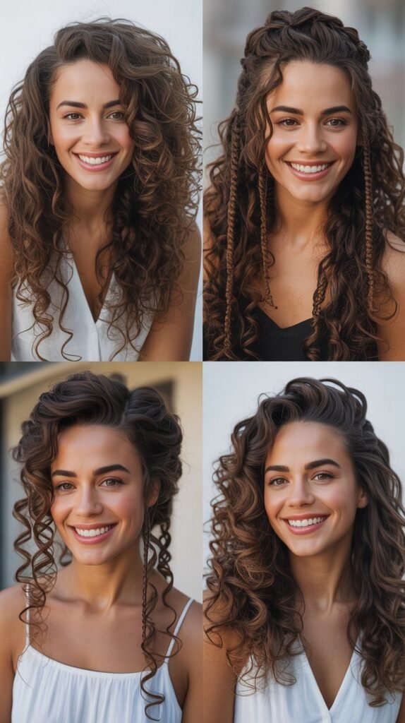  Curly Waterfall with Twisted Detail