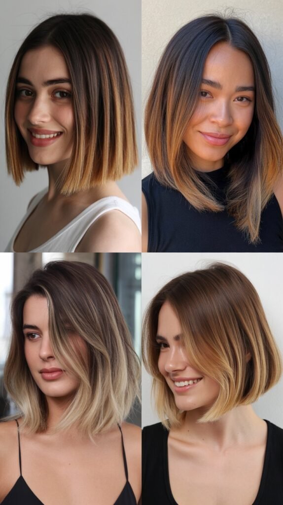 The Blunt Cut With Ombré