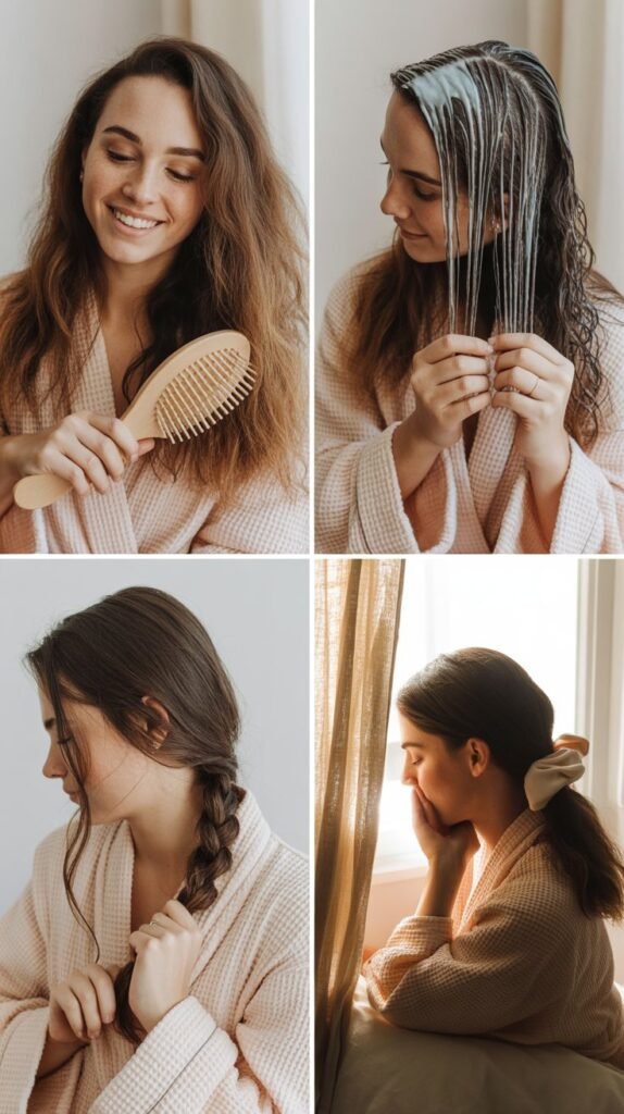  Nighttime Hair Care Routines
