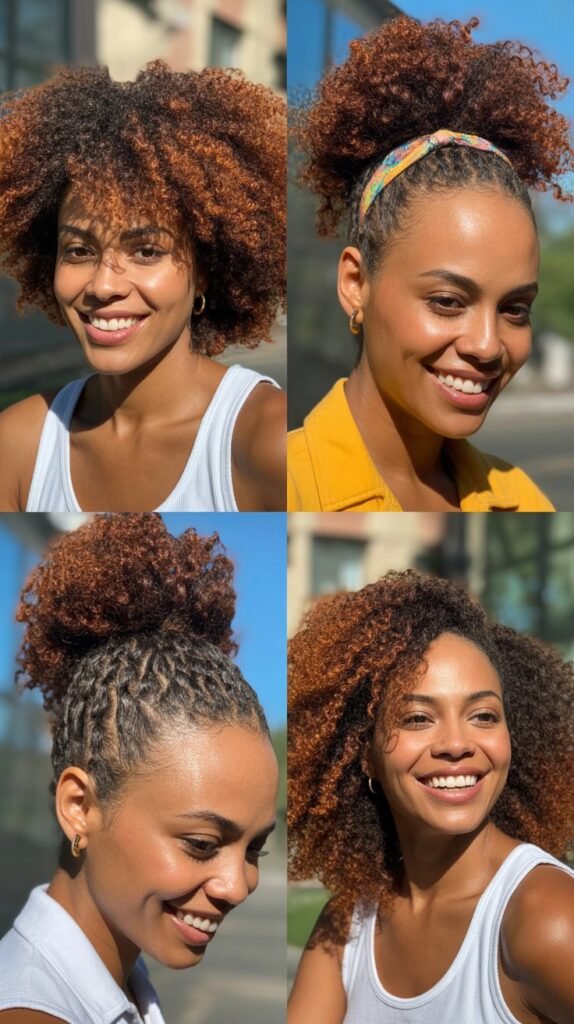 Champagne Blonde Loose Curls