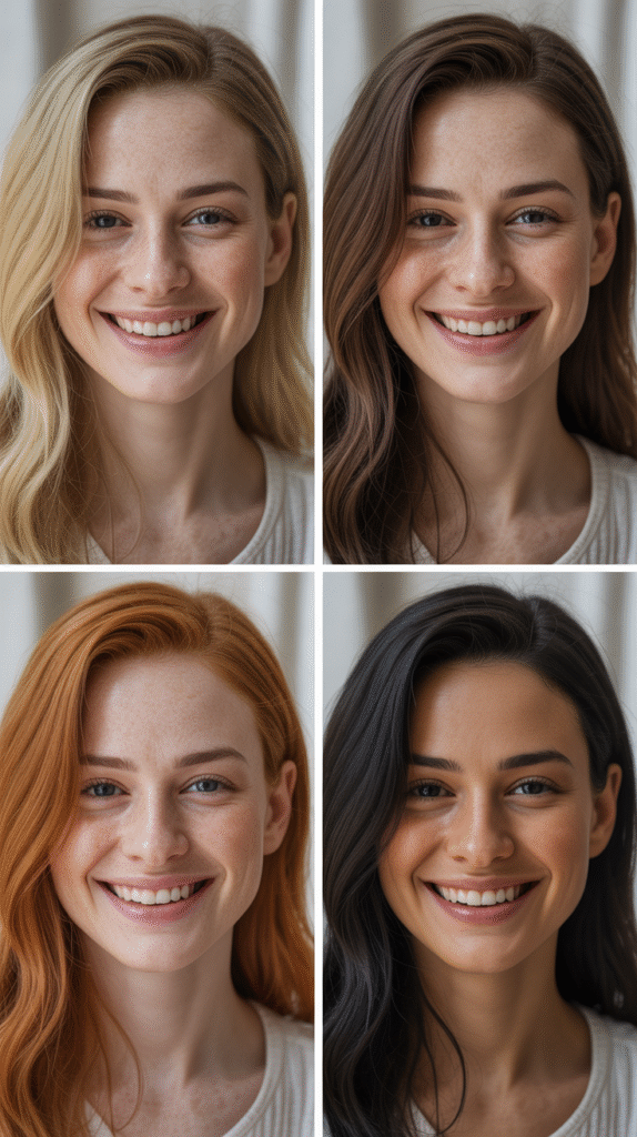 Dark Chocolate Brown with Subtle Violet Undertones