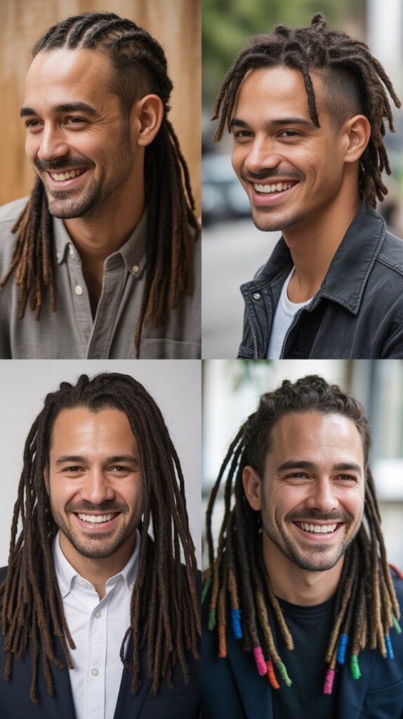 Cornrows with Dreadlock Ends