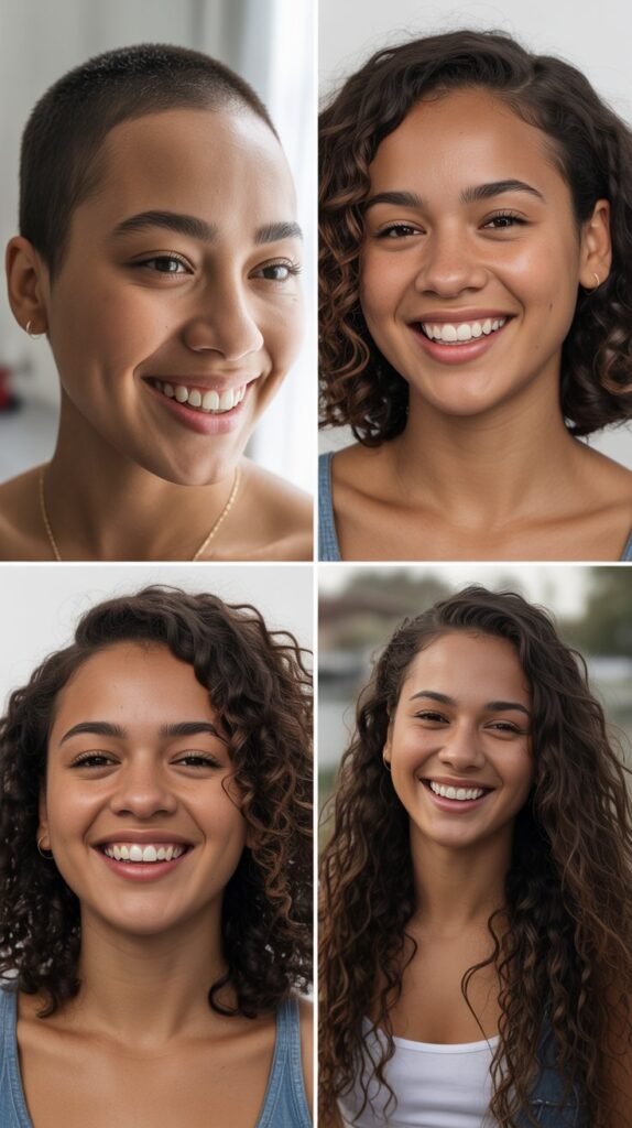 Transitioning Through Hair Growth Stages