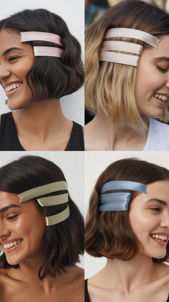 The Blunt Lob With Low Ponytail