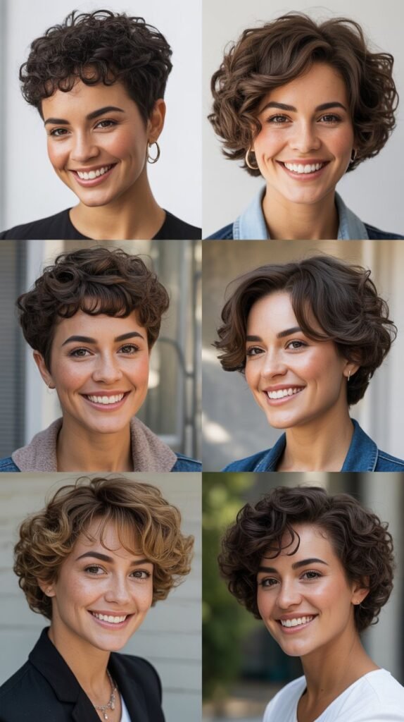  Short Curly Haircuts for Thick Hair