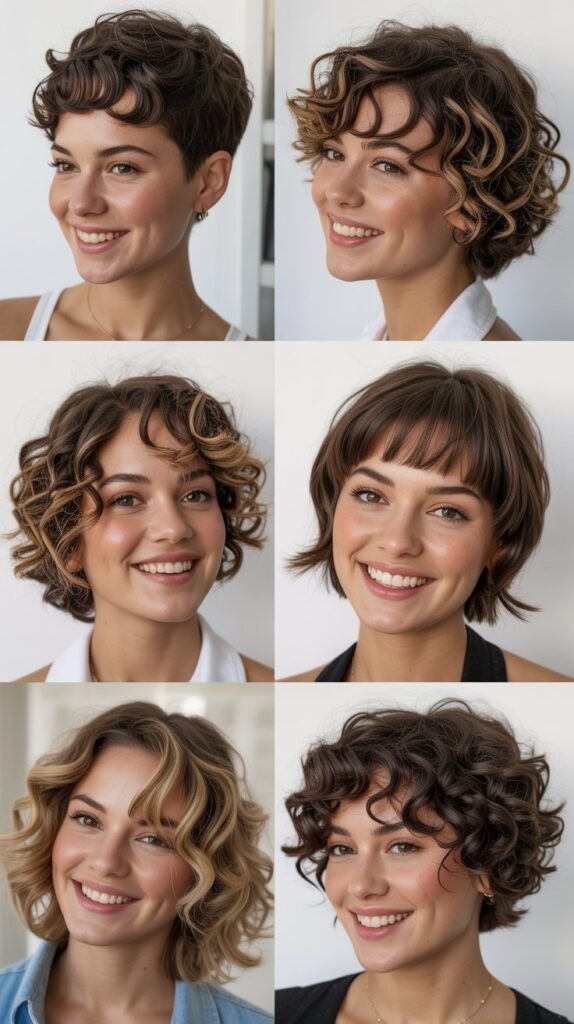 Short Curly Cuts for Minimal Styling Skills