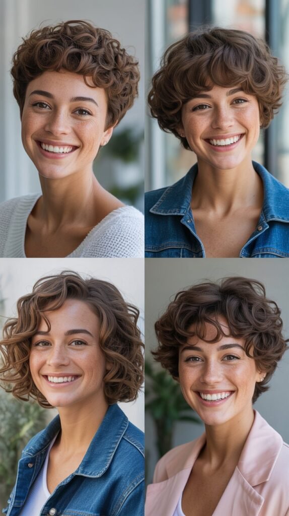  Short Curly Haircuts for Oval Faces