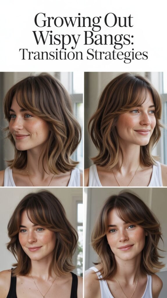 Growing Out Wispy Bangs: Transition Strategies