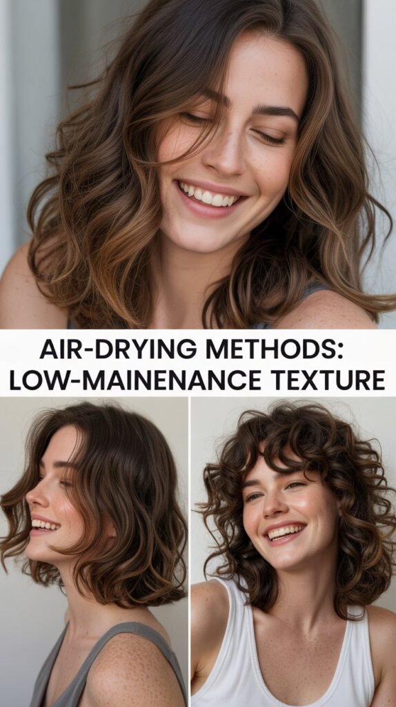 Air-Drying Methods: Low-Maintenance Texture