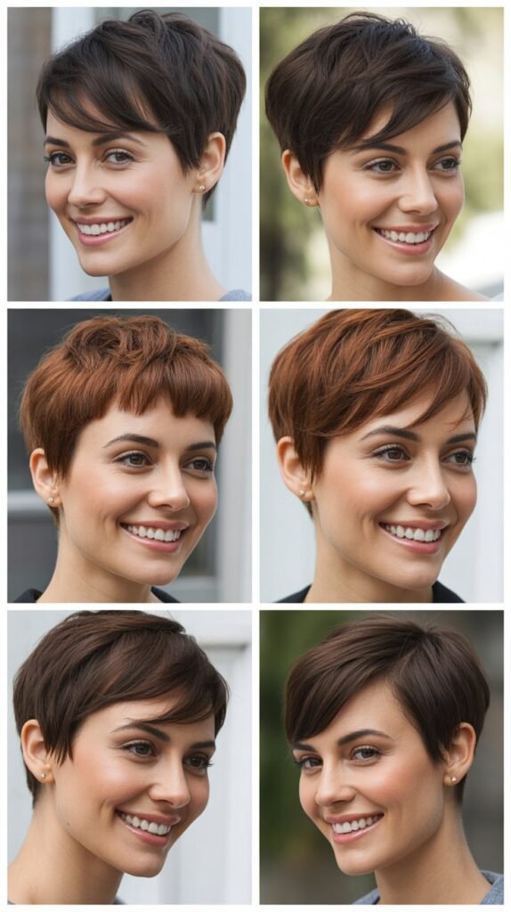 Pixie with Swooped Fringe
