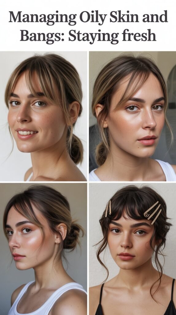 Managing Oily Skin and Bangs: Staying Fresh