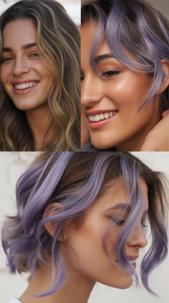  Periwinkle Highlights for Warm Undertones