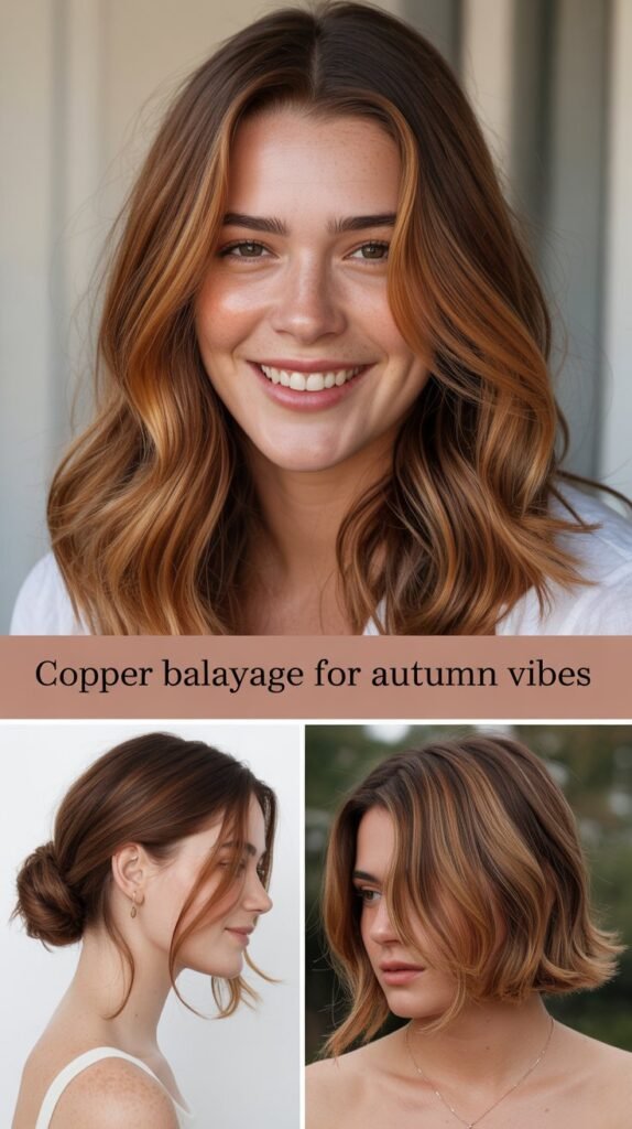 Copper Balayage for Autumn Vibes