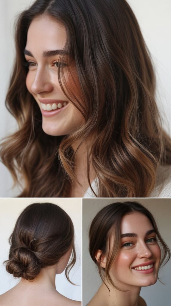 Dark Chocolate Brown with Subtle Lowlights