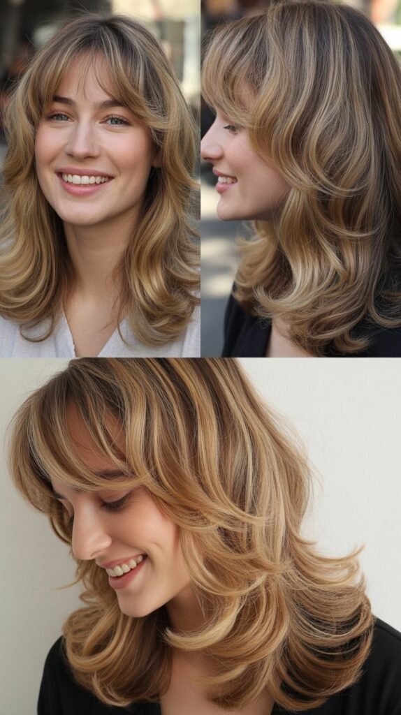 Wispy Bangs With Cascading Layers