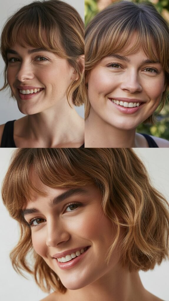 Baby Wispy Bangs: Delicate Face-Framing