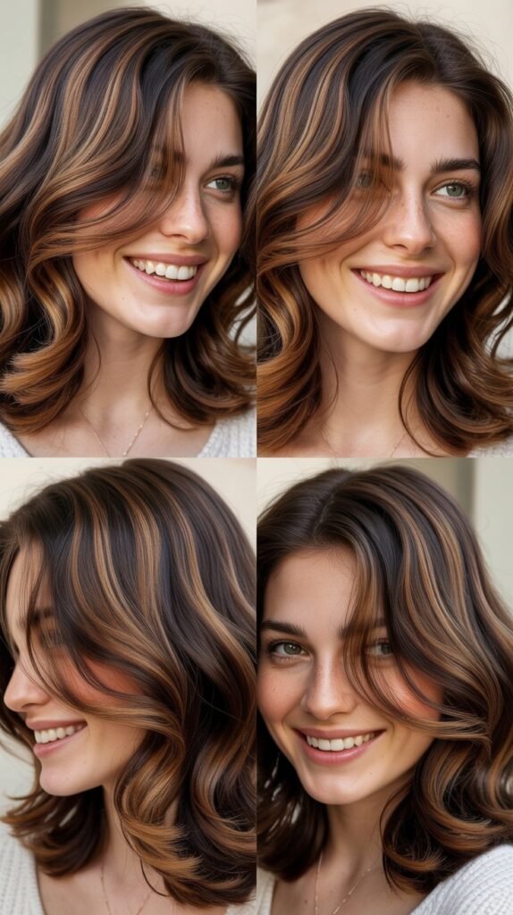 Chocolate Cherry Highlights with V-Cut Layers