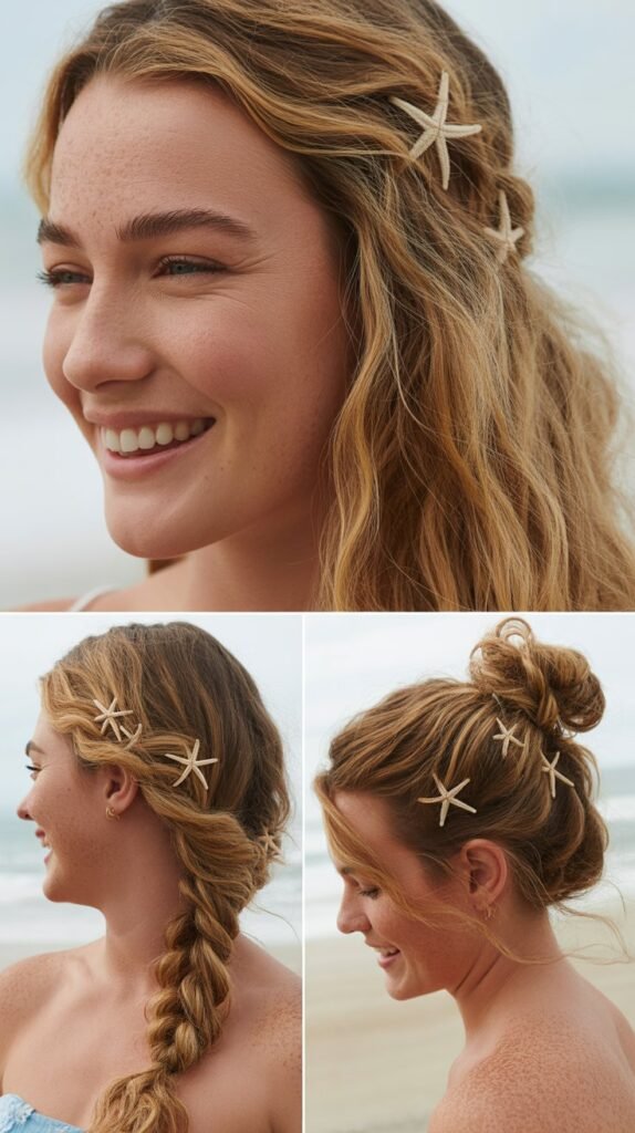 Beachy Texture with Starfish Accents