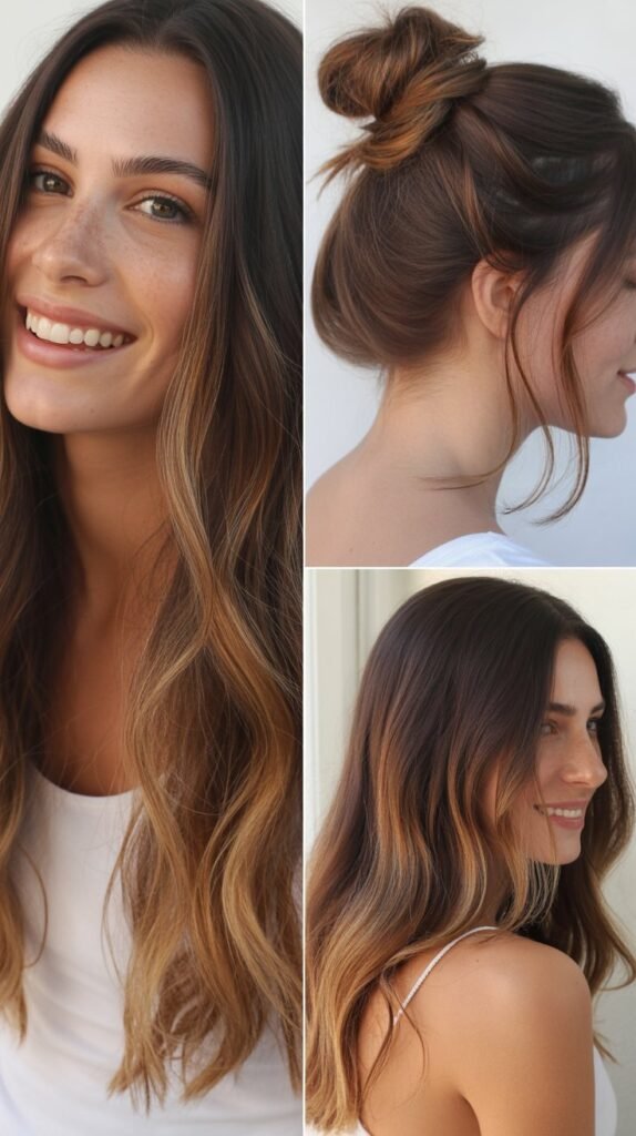  Ombré Effect: Dark to Caramel Transition