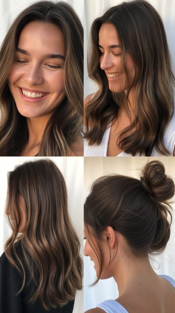  Dark Chocolate Brown Shadow Root