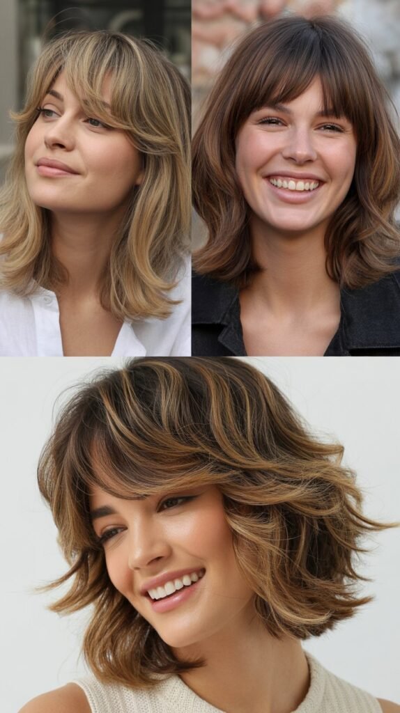 Bardot-Style Wispy Bangs With Shaggy Layers