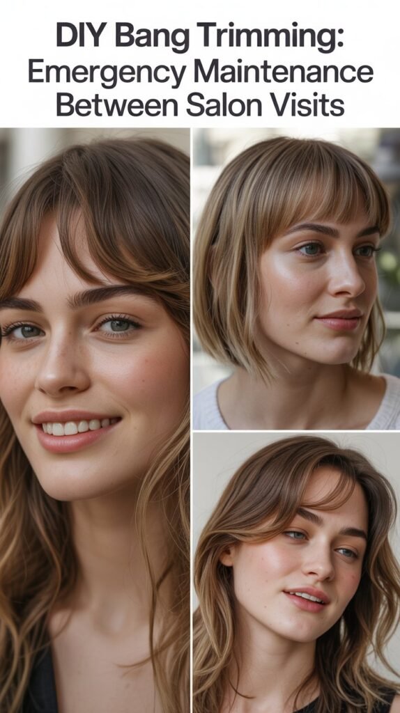 DIY Bang Trimming: Emergency Maintenance Between Salon Visits