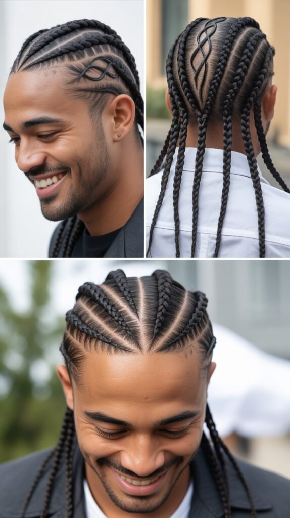 Infinity Symbol Cornrows