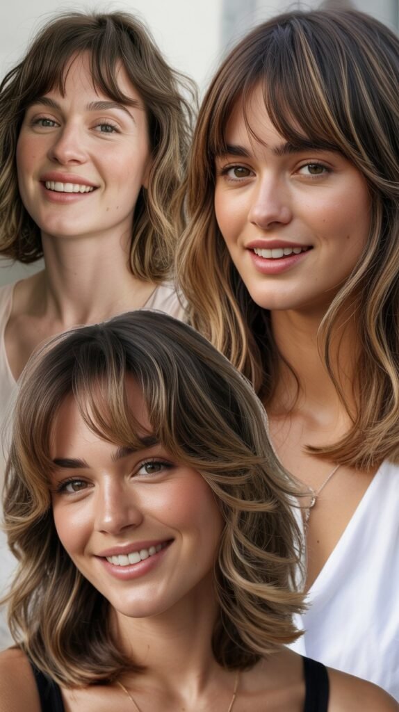 Wispy Bangs for Oval Faces: Maximum Versatility