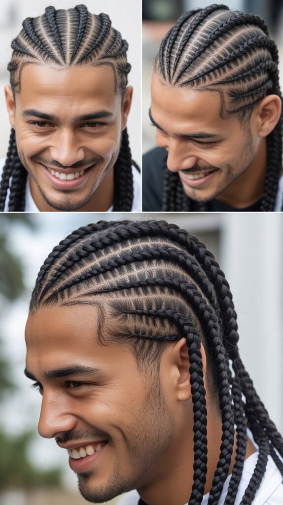 Thick and Bold Cornrows