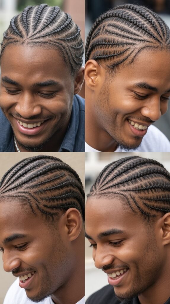 Zig-Zag Pattern Cornrows